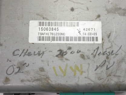 Transfer Case ECU Computer Module 01-02 Chevrolet Chevy 2500 Genuine - 15063845