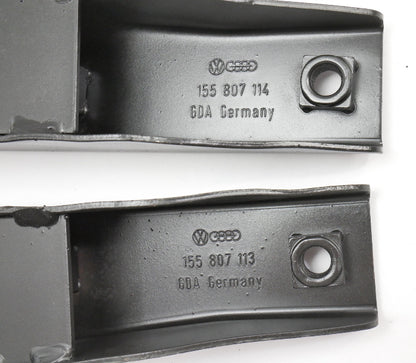 Front Bumper Mount Brackets 86-97 VW Cabriolet MK1 - 155 807 113  / 114