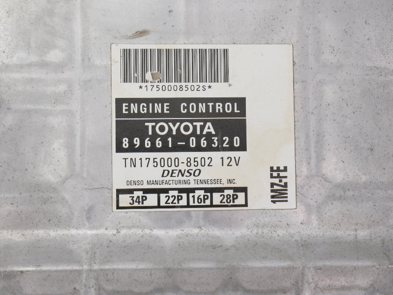 ECU ECM Engine Computer 97 Toyota Camry Lexus ES300 V6 - Genuine - 89661-06320