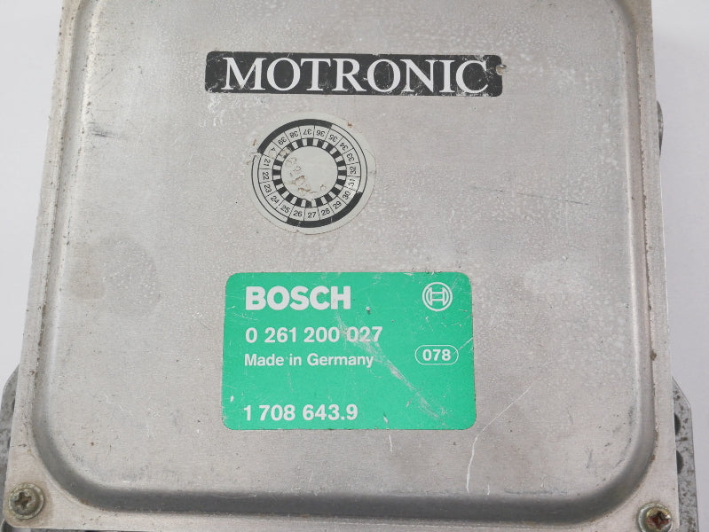 ECM ECU Engine Computer 84-87 BMW 325e 528e E28 E30 - 0261200027 - 1 708 643.9