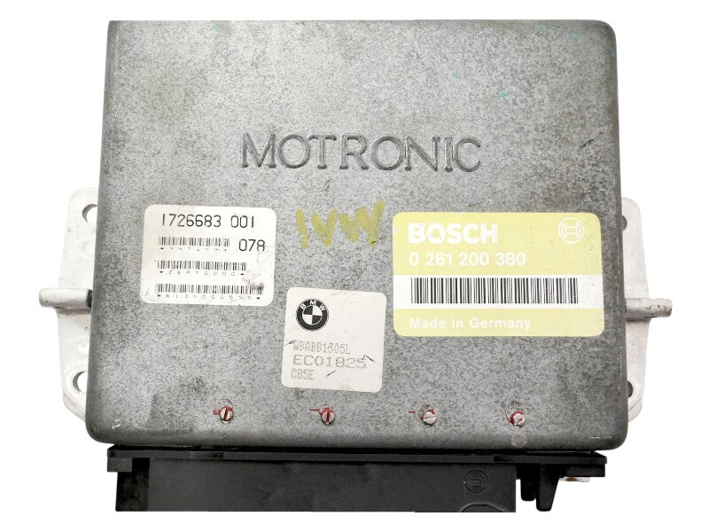 ECM ECU Engine Computer 1989 BMW 325i 525i E30 E34 - Genuine - 0 261 200 380