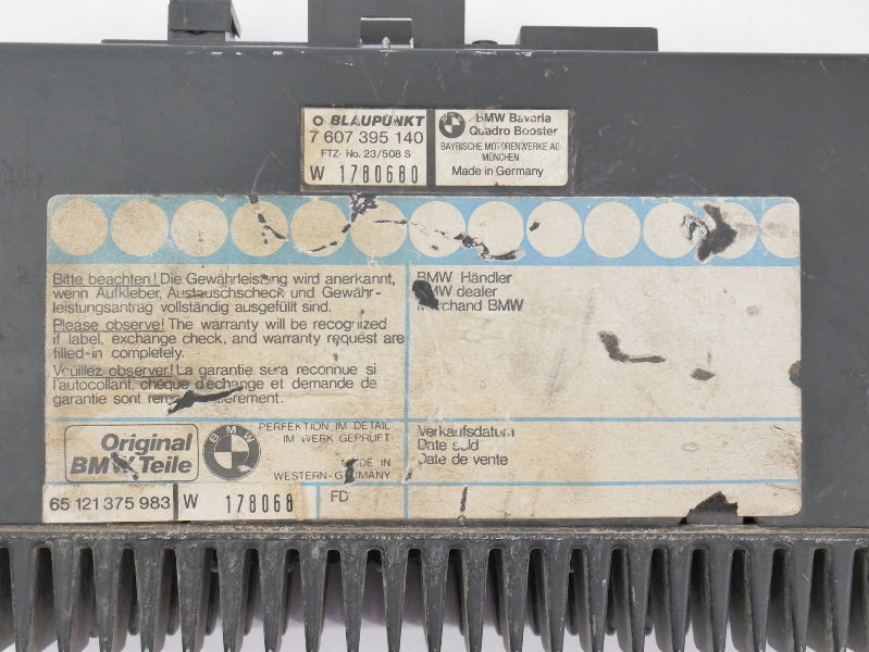 Blaupunkt Amp Amplifier 83-93 BMW E30 E28 E24 E23 - 7607395140