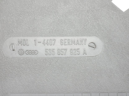 Interior Lower Dash Fuse Cover Trim 90-94 VW Corrado ~ OEM ~ 535 857 925 A