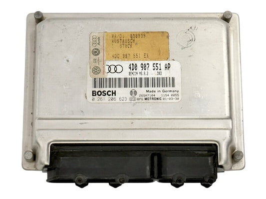 Engine Computer Module ECU ECM 98-01 Audi A4 B5 A6 2.8 V6 AHA - 4D0 907 551 AP