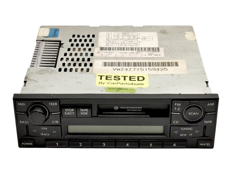 Premium 5 Radio Head Unit VW Jetta Golf Cabrio Passat MK4 B5 OEM - 1J0 035 180 B