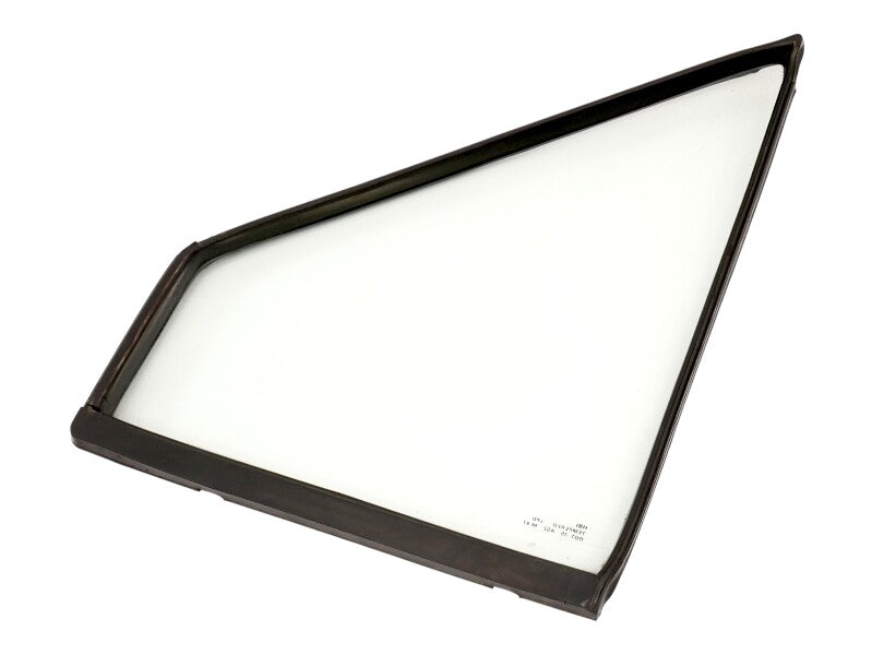 RH Front Door Quarter Window Glass 87-93 VW Fox 2DR - Genuine - 300 845 118.1