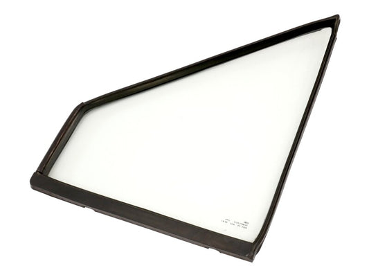RH Front Door Quarter Window Glass 87-93 VW Fox 2DR - Genuine - 300 845 118.1