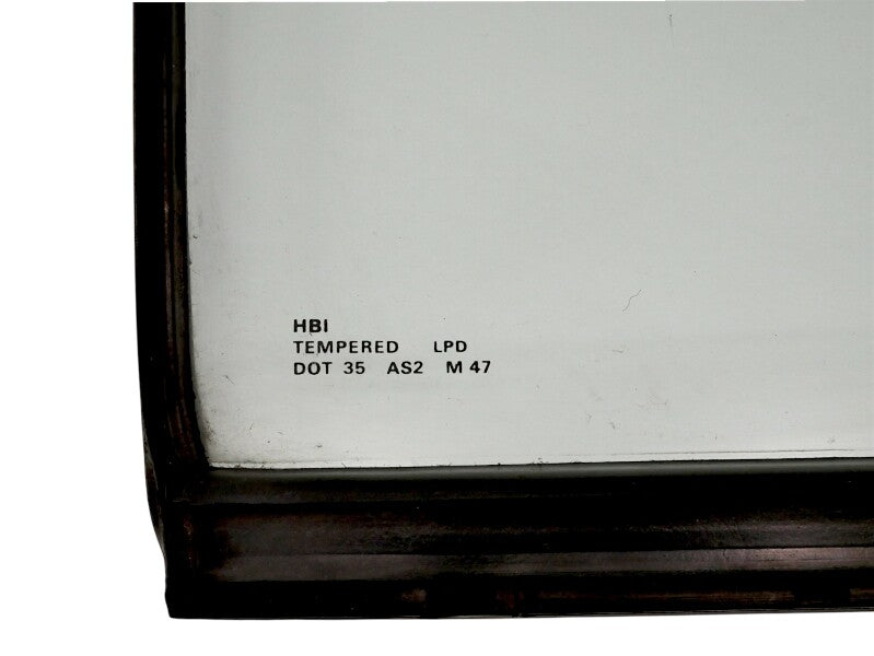 RH Front Door Quarter Window Glass 87-93 VW Fox 2DR - Genuine - 300 845 118.1