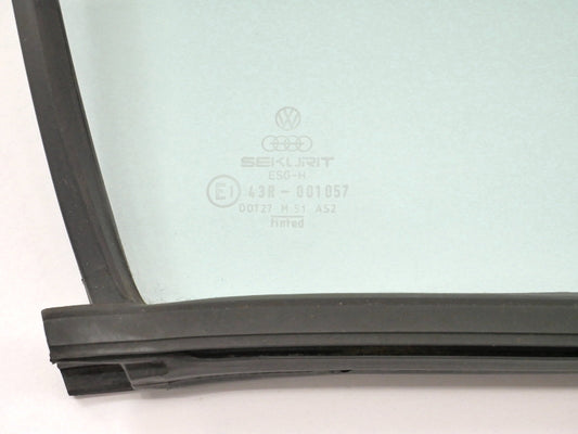 RH Front Door Quarter Window Side Exterior Glass & Seal 82-88 VW Scirocco MK2