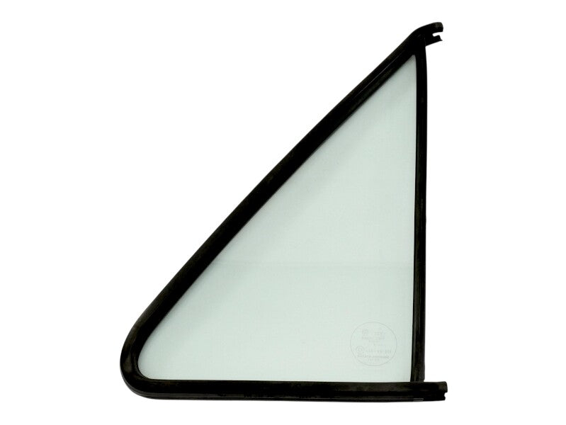 LH Door Solid Non-Vent Quarter Side Window Glass 80-91 VW Vanagon T3 - OEM