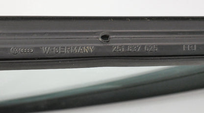 LH Door Solid Non-Vent Quarter Side Window Glass 80-91 VW Vanagon T3 - OEM