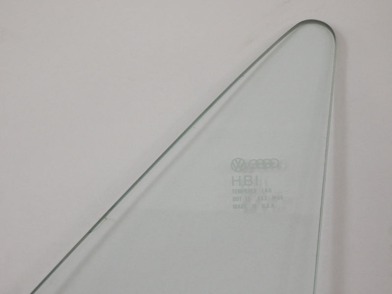 LH Vent Quarter Window Door Clear Glass 75-84 VW Rabbit Pickup Jetta MK1 - OEM