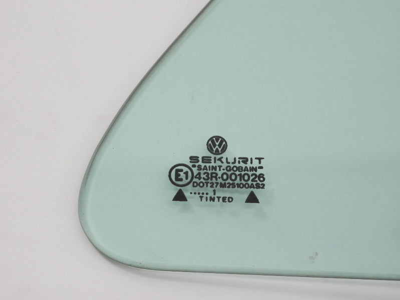 LH Door Vent Quarter Side Window Glass & Latch 80-91 VW Vanagon T3 - Genuine -