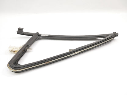 LH Vent Quarter Window Glass Frame & Seal 75-84 VW Rabbit MK1 OEM - 171 837 529
