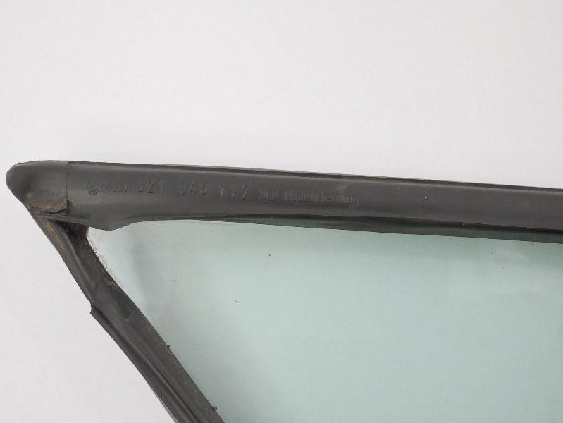 LH Front Door Corner Window Side Exterior Glass & Seal 83-88 VW Quantum