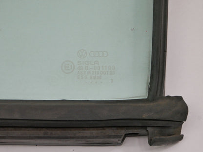 LH Front Door Corner Window Side Exterior Glass & Seal 83-88 VW Quantum
