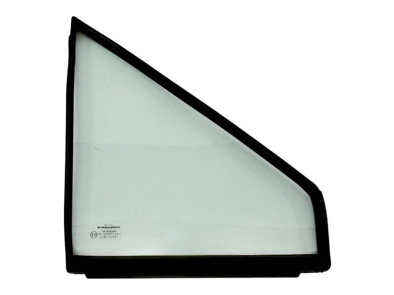 RH Front Door Corner Window Side Exterior Glass & Seal 83-88 VW Quantum