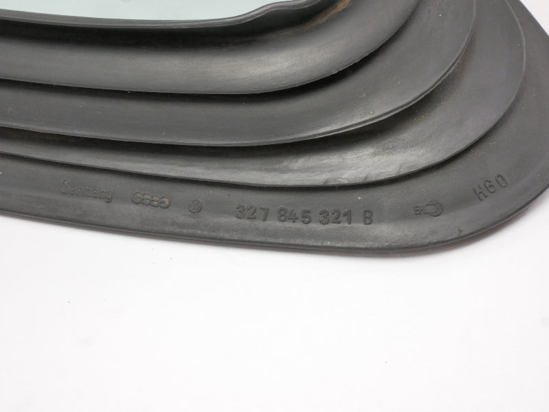 LH Rear Corner Quarter Window Side Exterior Glass & Seal 83-88 VW Quantum Sedan