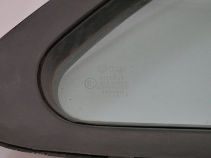 RH Rear Corner Quarter Window Side Exterior Glass & Seal 83-88 VW Quantum Sedan
