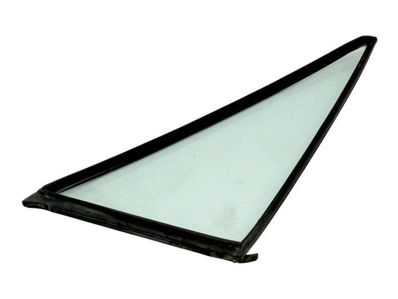 LH Rear Door Corner Window Exterior Glass & Seal 74-81 VW Dasher & Audi Fox