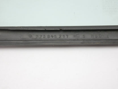 LH Rear Door Corner Window Exterior Glass & Seal 74-81 VW Dasher & Audi Fox