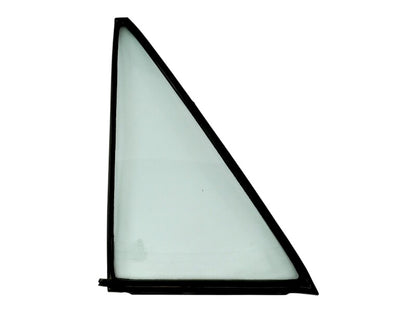 LH Rear Door Corner Window Exterior Glass & Seal 74-81 VW Dasher & Audi Fox