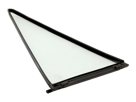 RH Rear Door Corner Window Exterior Glass & Seal 74-81 VW Dasher & Audi Fox