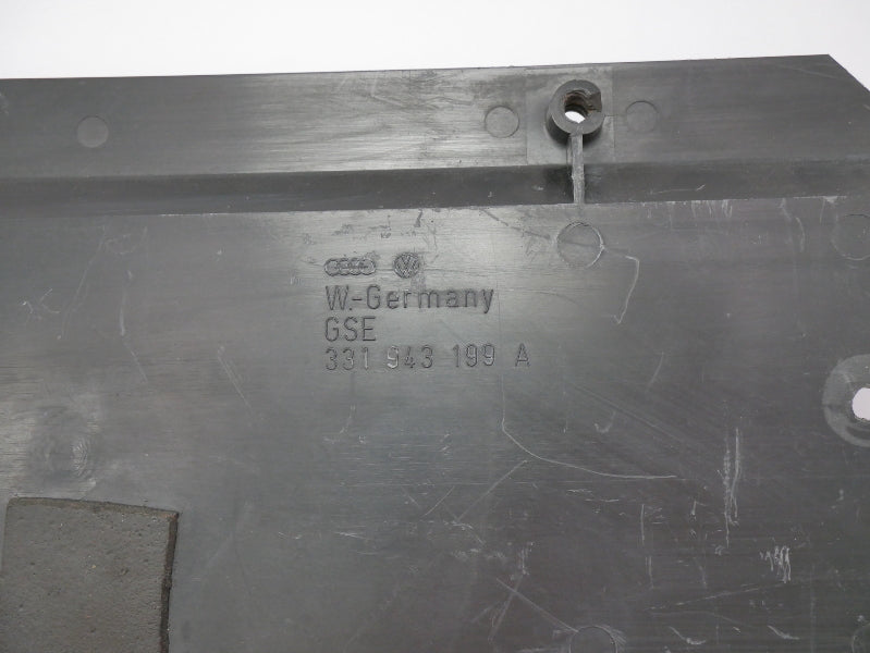 Rear License Plate Mount Bracket Holder 85-89 VW Jetta MK2 - OEM - 331 943 199 A
