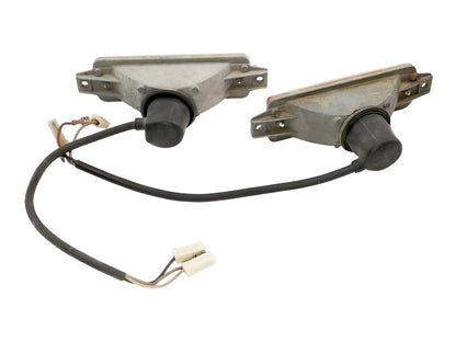 Front Bumper Turn Signal Lights VW Rabbit Cabriolet MK1 Fox OEM ~ 171 953 155