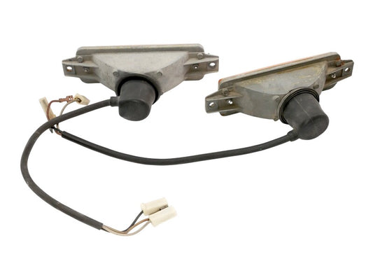 Front Bumper Turn Signal Lights VW Rabbit Cabriolet MK1 Fox OEM ~ 171 953 155