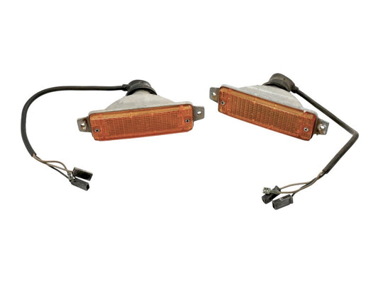 Front Bumper Turn Signal Lights VW Rabbit Cabriolet MK1 Fox OEM ~ 171 953 155 ~