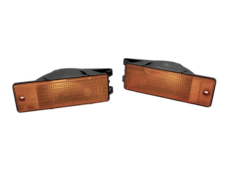 Front Bumper Turn Signal Lamp Set 85-87 VW Jetta MK2 - Genuine - 165 953 155 A