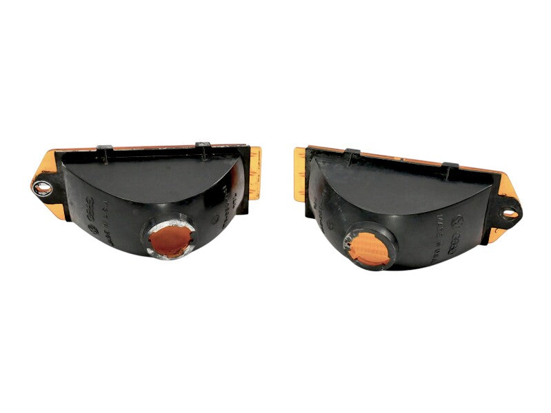 Turn Signal Lamp Lens Set 85-88 VW Golf MK2 Small Bumper - Genuine - 176 953 041
