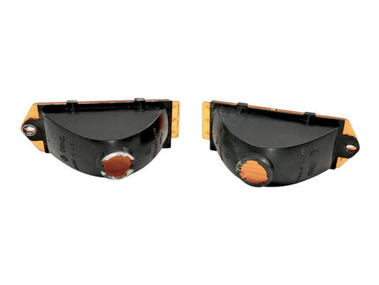 Turn Signal Lamp Lens Set 85-88 VW Golf MK2 Small Bumper - Genuine - 176 953 041