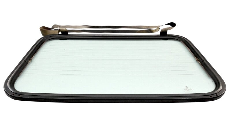 Convertible Top Rear Back Window Glass & Metal Frame 80-93 VW Rabbit Cabriolet -