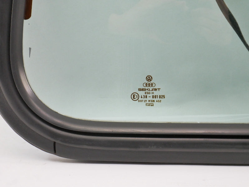 Convertible Top Rear Back Window Glass & Metal Frame 80-93 VW Rabbit Cabriolet -