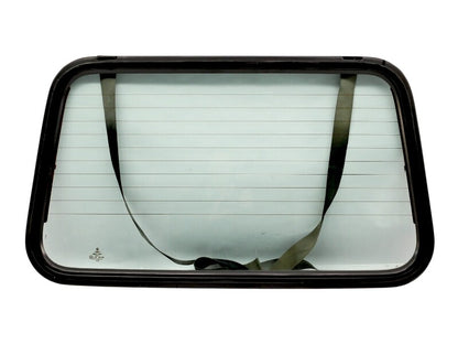 Convertible Top Rear Back Window Glass & Metal Frame 80-93 VW Rabbit Cabriolet -