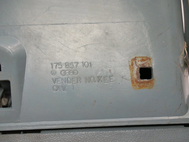 Early Glovebox Glove Box 75-80 VW Rabbit MK1 Light Blue - OEM - 175 857 101