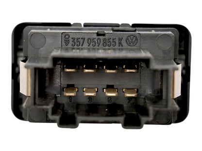 Dash Rear Power Window Switch Button 90-94 VW Passat B3 - OEM - 357 959 855 K