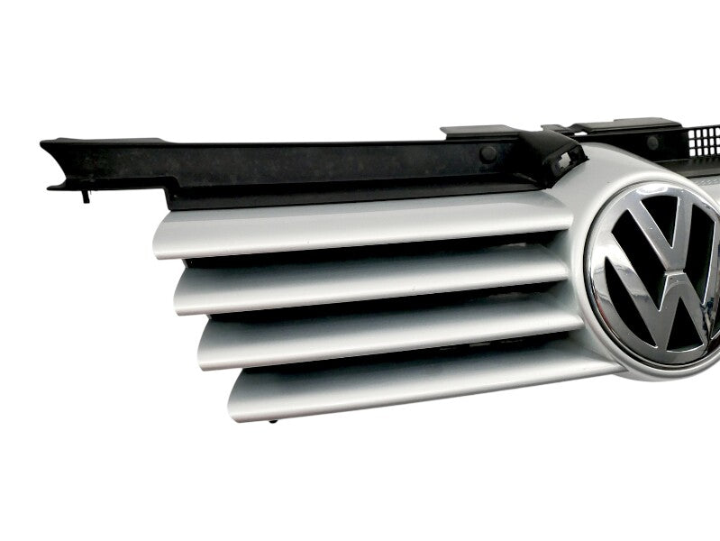 Upper Grill Grille 99-05 VW Jetta MK4 LA7W Reflex Silver Genuine - 1J5 853 655 A