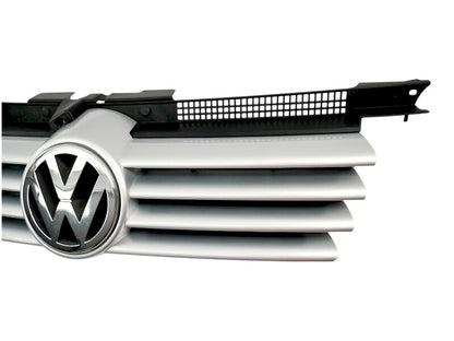 Upper Grill Grille 99-05 VW Jetta MK4 LA7W Reflex Silver Genuine - 1J5 853 655 A