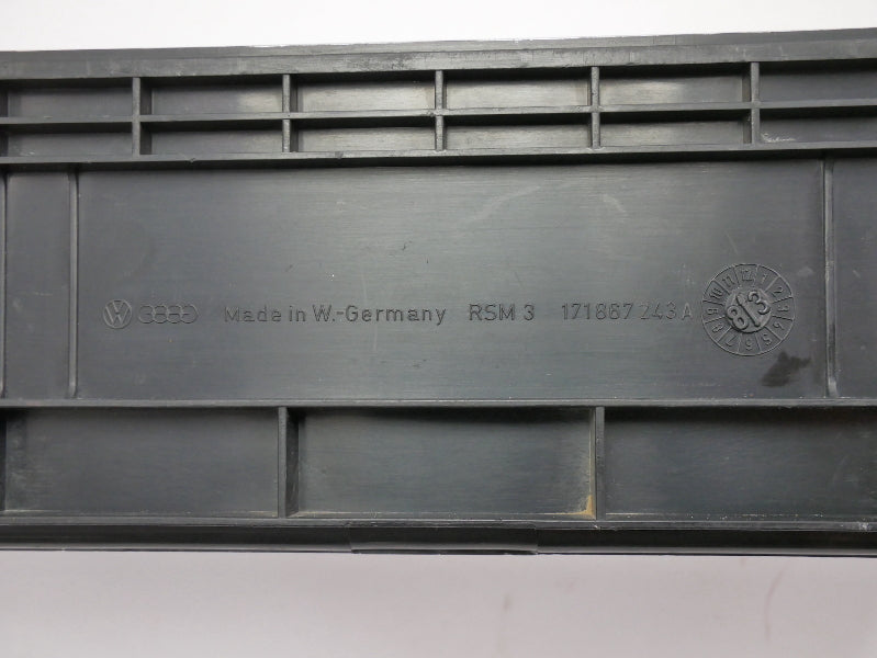 Dash Trim Panel 81-93 VW Rabbit Cabriolet Convertible Mk1 - OEM - 171 867 243 A