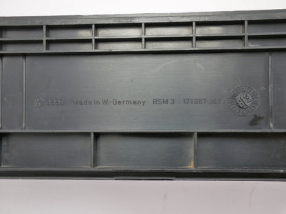 Dash Trim Panel 81-93 VW Rabbit Cabriolet Convertible Mk1 - OEM - 171 867 243 A