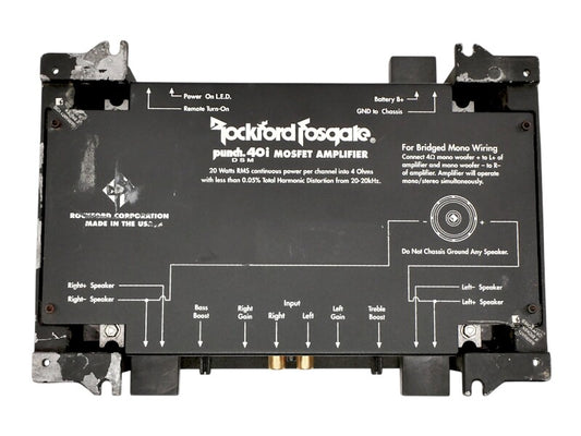 Rockford Fosgate Amp Amplifier Punch 40i DSM Mosfet