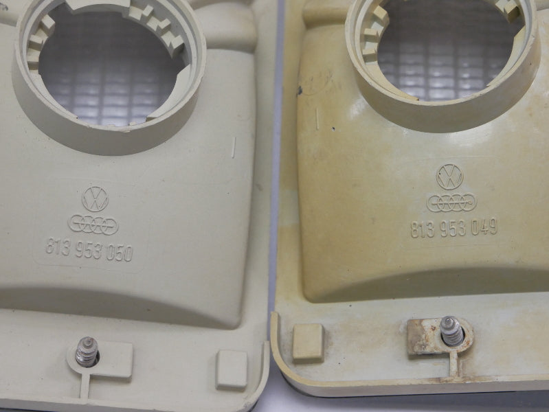 Bumper Turn Signal Lights Lamps 85-87 Audi 80 4000 Coupe GT B2 OEM - 813 953 049