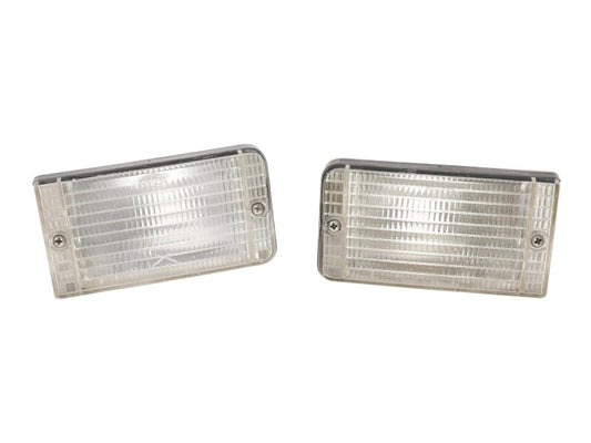 Bumper Turn Signal Lights Lamps 85-87 Audi 80 4000 Coupe GT B2 OEM - 813 953 049