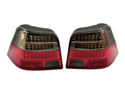LED Smoked Taillight Tail Light Lamp Set 99-05 VW Golf GTI MK4 - Depot
