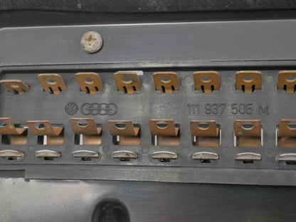 Fusebox Fuse Box Panel 80-85 VW Vanagon T3 - Genuine - 111 937 505 M
