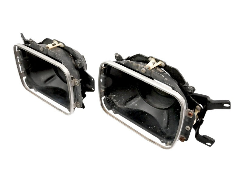 Headlight Head Light Lamp Bucket Set 87-90 VW Fox - OEM - 307.941.007.2 & 008.2