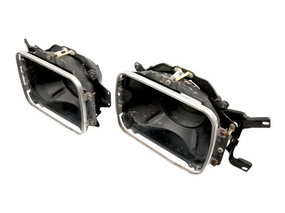 Headlight Head Light Lamp Bucket Set 87-90 VW Fox - OEM - 307.941.007.2 & 008.2